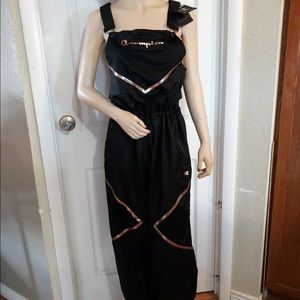 Champion overall  color black and rose gold size L